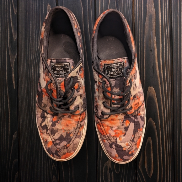 Nike SB Stefan Janoski Zoom Digi Floral Orange size 11 - Picture 3 of 10